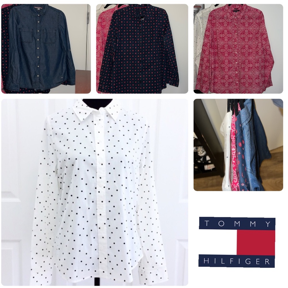Tommy Hilfiger 🇺🇸: Printed Button Down Shirts